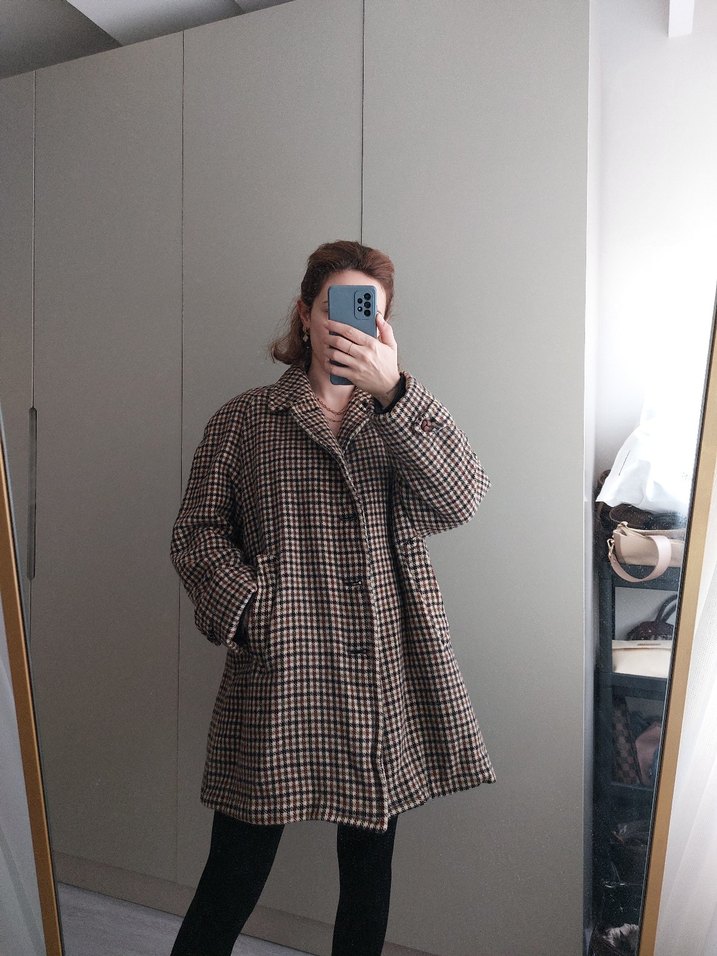 %100 SAF YÜN İÇİ KÜRKLÜ KABAN - Görsel 2