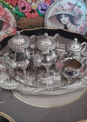 Gümüş Çaydanlık Seti