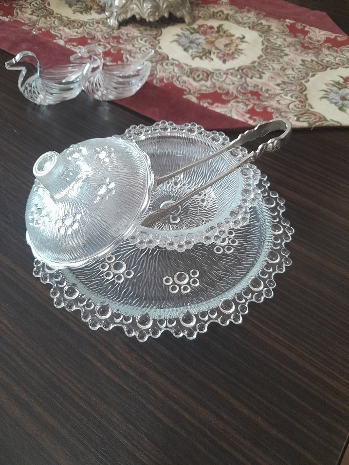 Antik Alman Damla Kristal Sunumluk - Görsel 5