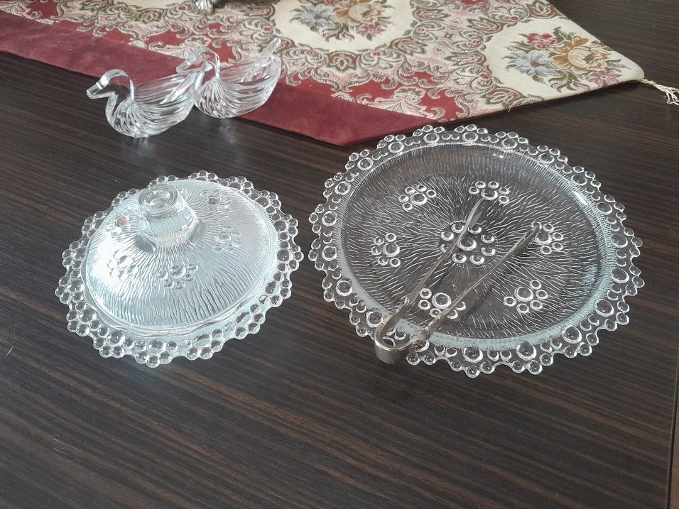 Antik Alman Damla Kristal Sunumluk - Görsel 2