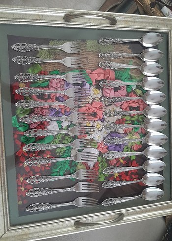Alman tatlı Çatal ve Kaşık Seti