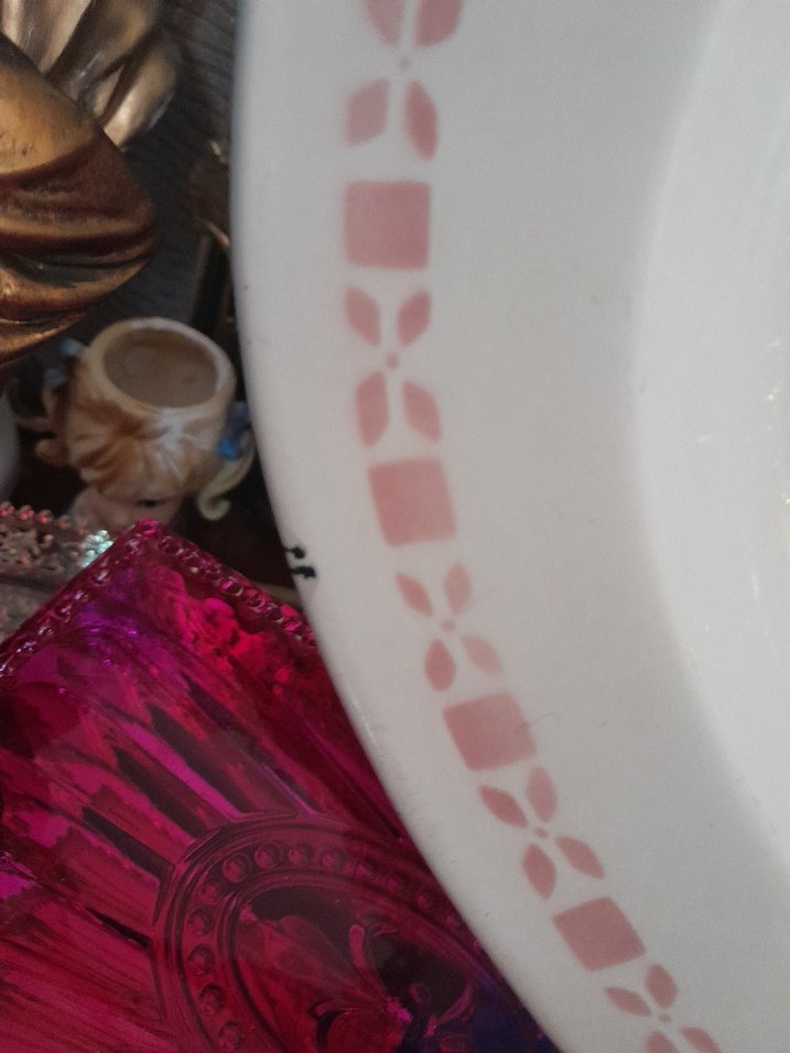 Antik metal tepsi sunumluk - Görsel 3