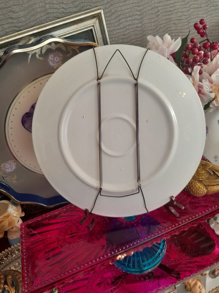 Çiçek Desenli Çok Renkli Tabak italyadan - Görsel 4