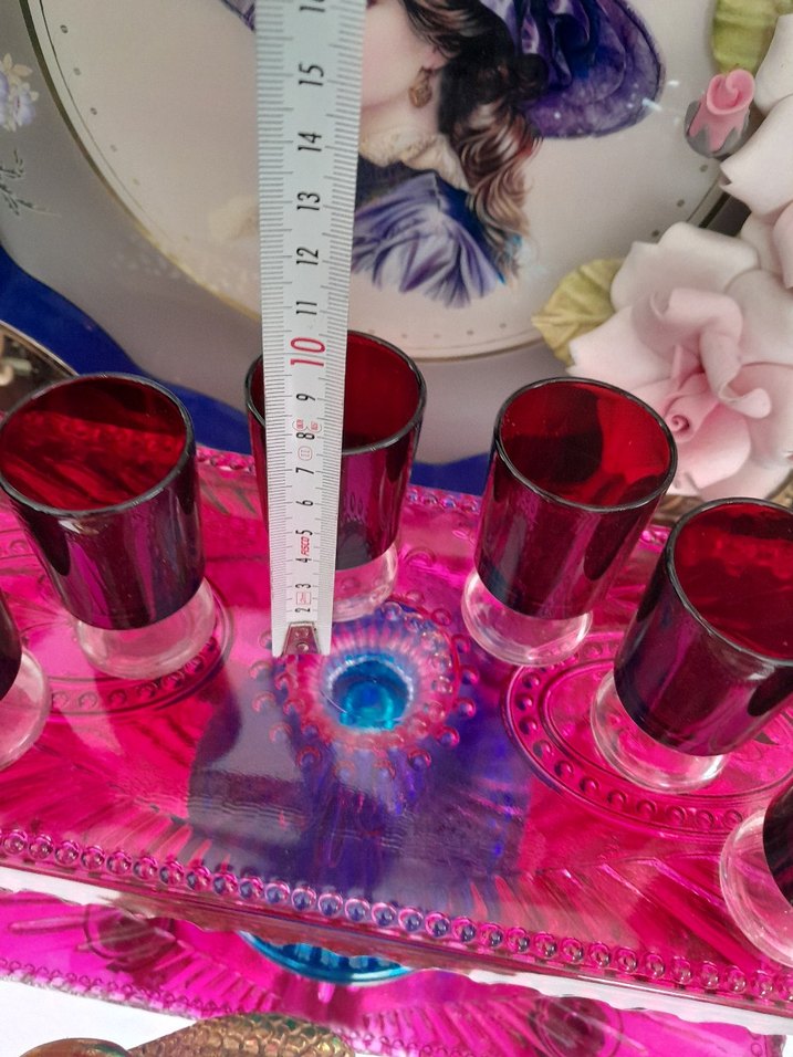 Alman Renkli Kısa Ayaklı Bardak Seti - Görsel 3