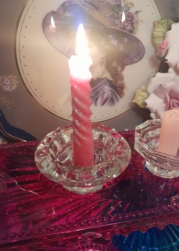 Fransız Damgalı kristal mumluklar - Görsel 2