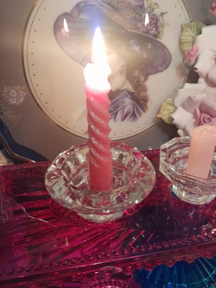 Fransız Damgalı kristal mumluklar - Görsel 2