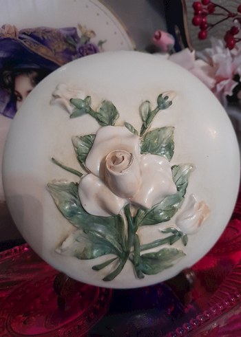 Antik italyan copotimonte dekoratif - Görsel 2