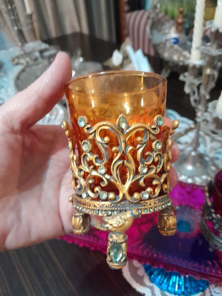 İtalyan Renkli Vintage Mumluk Seti - Görsel 2