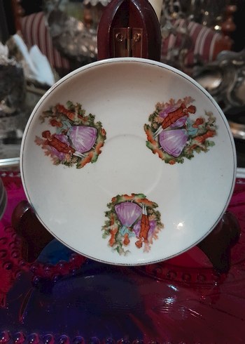 fragonard resimli Porselen Tabak Seti - Görsel 2