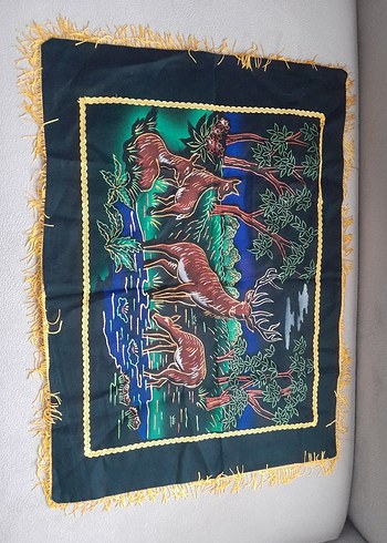 antika Yurtdışından baskı kırlent - Görsel 2