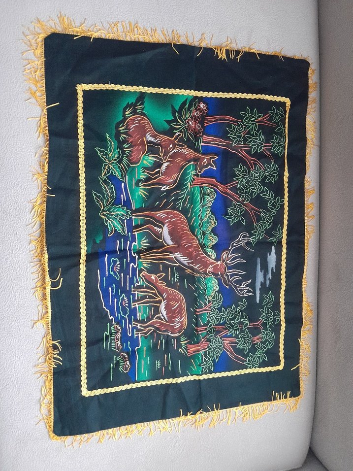 antika Yurtdışından baskı kırlent - Görsel 2