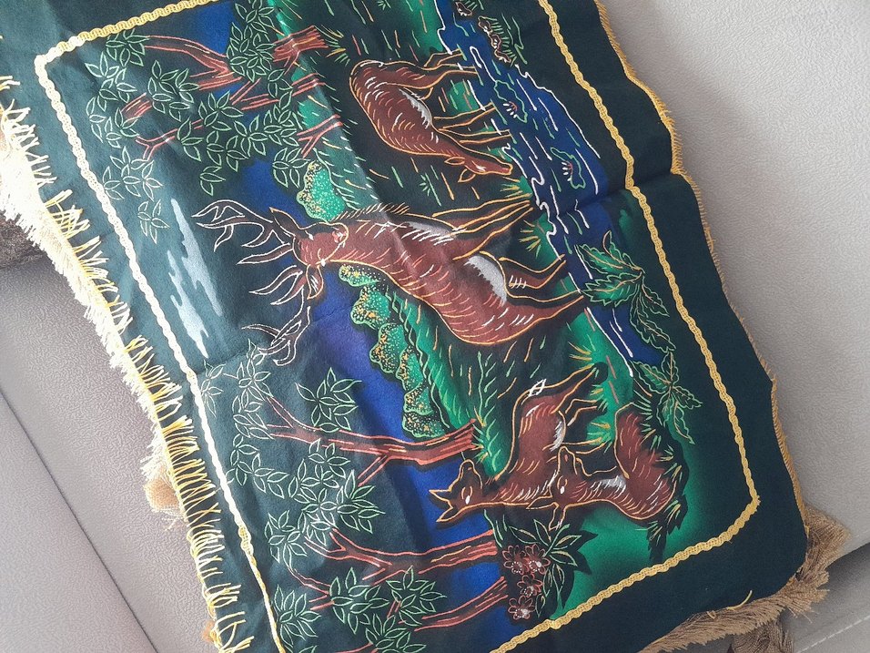 antika Yurtdışından baskı kırlent - Görsel 3