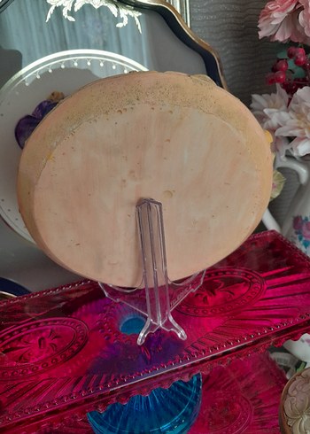 Antik italyan Çift Figürlü bisküvi Dekoratif Tablo - Görsel 3