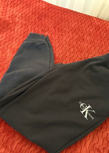 l Beden Calvin Klein Kadın Siyah Rahat Kesim Eşofman