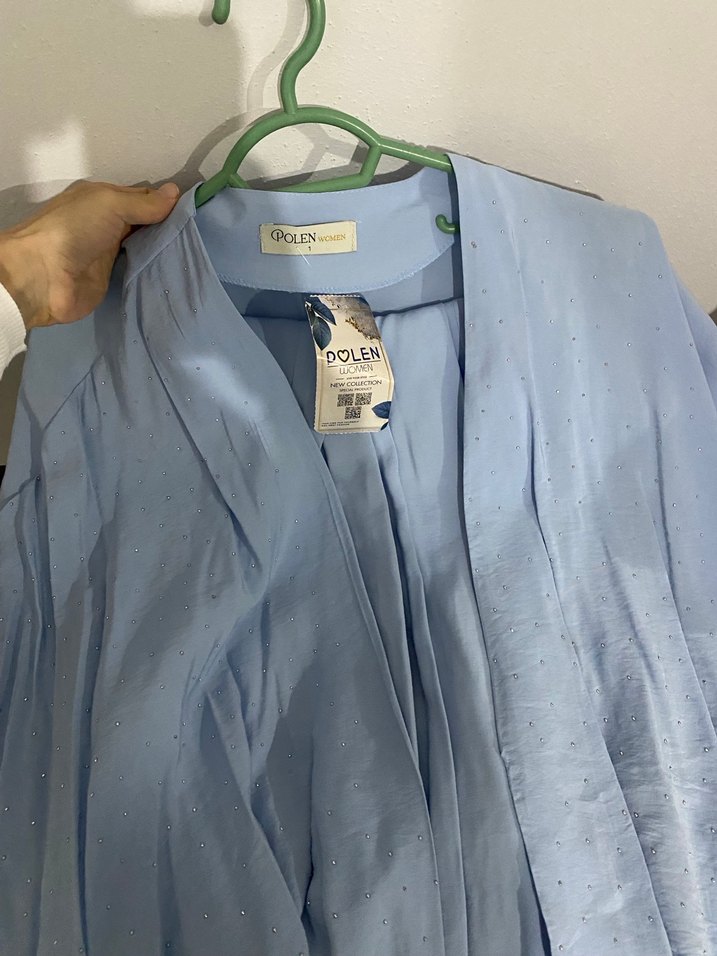 Uzun Mavi Salaş Kadın Takım - Görsel 4