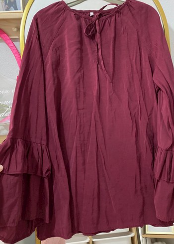 Bordo Salaş Kadın Takım - Uzun Kollu, Yüksek Yaka - Görsel 4