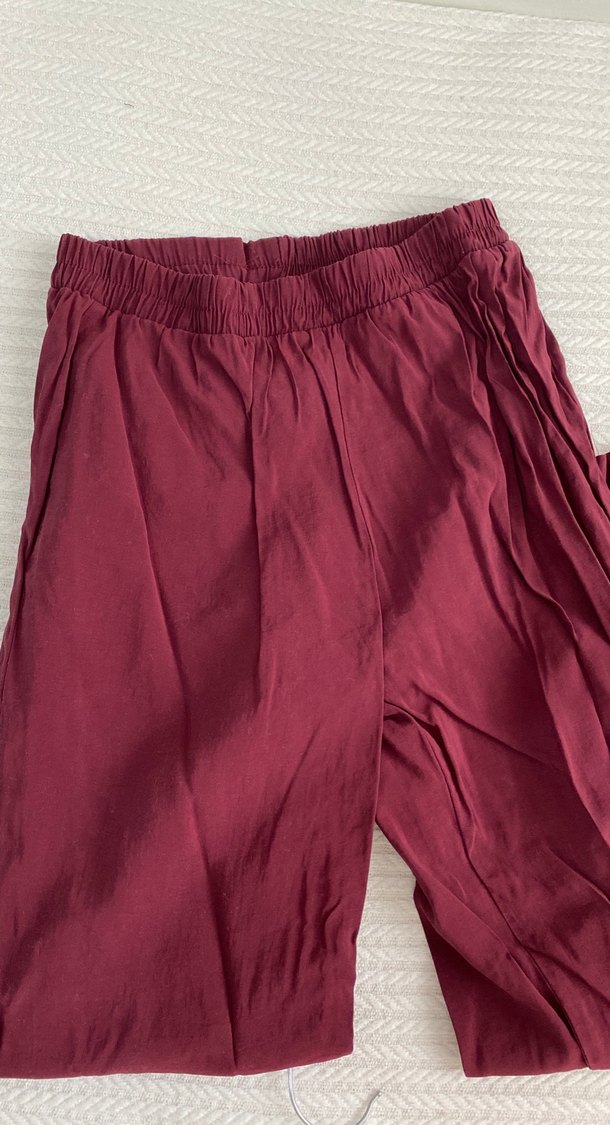 Bordo Salaş Kadın Takım - Uzun Kollu, Yüksek Yaka - Görsel 5