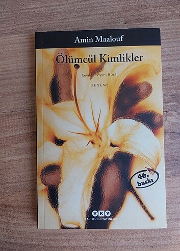 Ölümcül Kimlikler Amin Maalouf