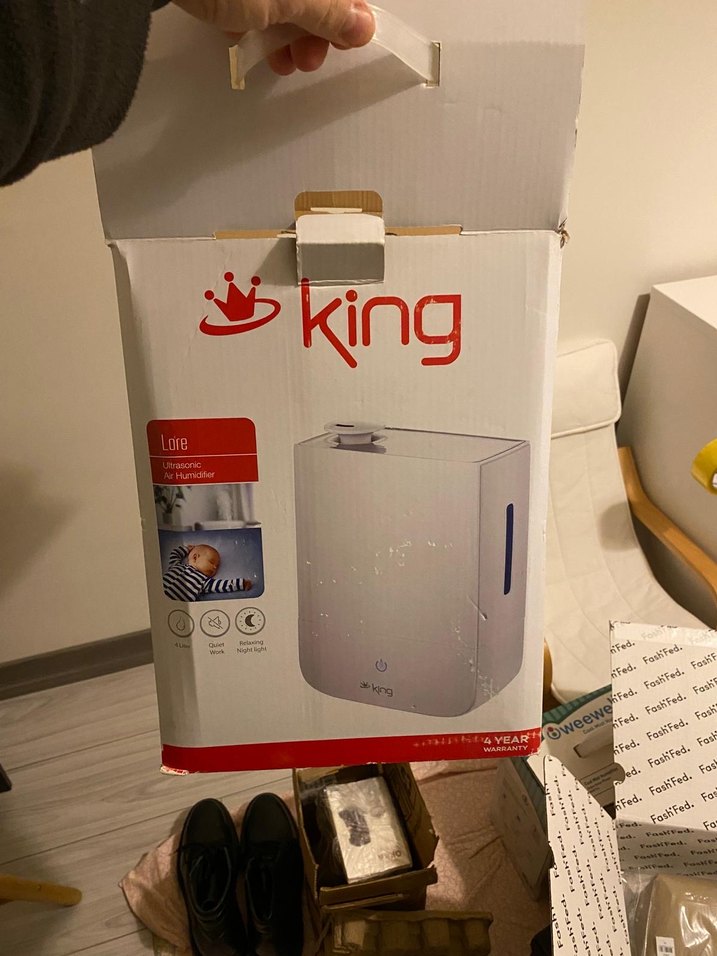 King Beyaz Hava Temizleyici ve Nemlendirici - Görsel 5