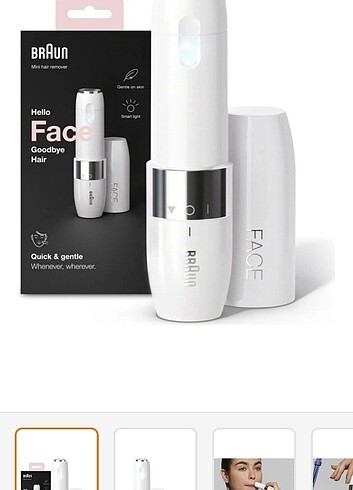 braun mini Yüz Epilatorü yüz tüy alma aleti