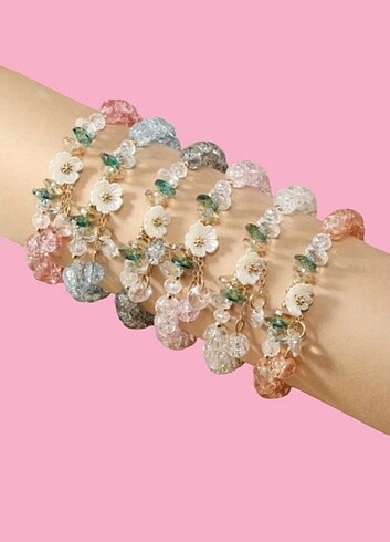 Accessorize bohem kristal prenses bilezikler