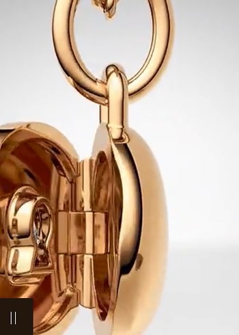 Orijinal Pandora Altın Renkli Kilit Figürlü Charm - Görsel 2