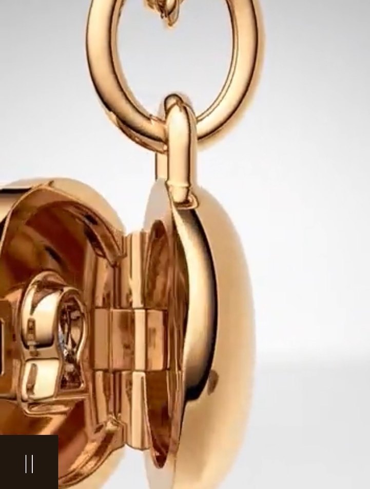 Orijinal Pandora Altın Renkli Kilit Figürlü Charm - Görsel 2