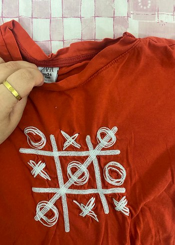 Erkek Çocuk Kırmızı Baskılı Tişört - Görsel 4