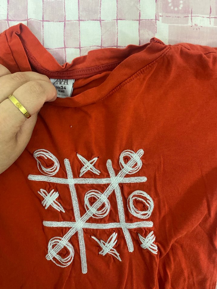 Erkek Çocuk Kırmızı Baskılı Tişört - Görsel 4