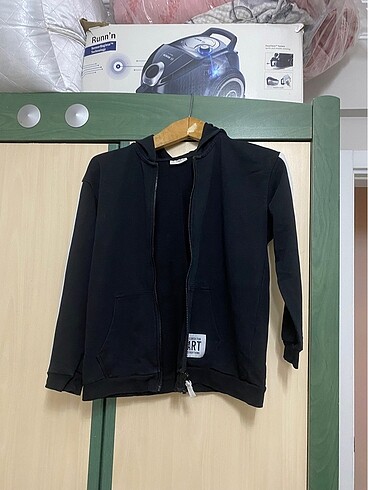 Lacivert fermuarlı unisex hırka 9-10 yaş