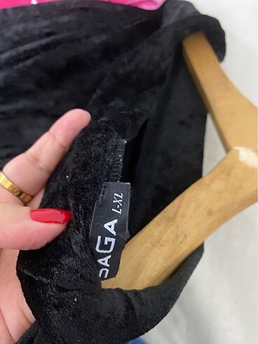 xl Beden siyah Renk Kadife kadın etek