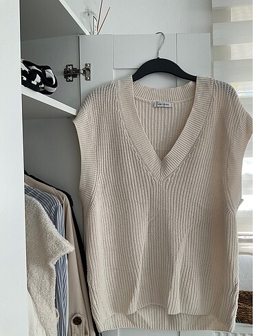 Krem süveter - Görsel 2