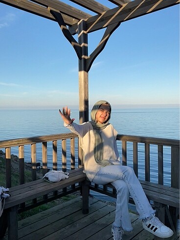 Krem süveter - Görsel 3