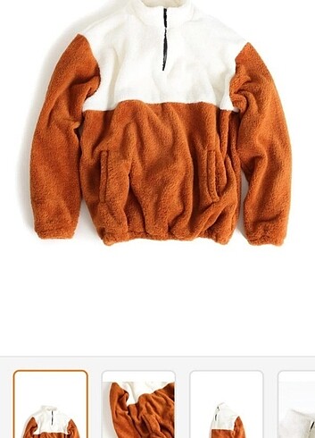 ZARA tarzı peluş erkek ceket sweatshirt