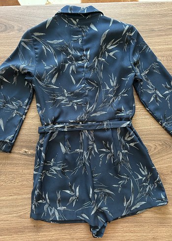 Lacivert Mini Kadın Tulum - Görsel 5