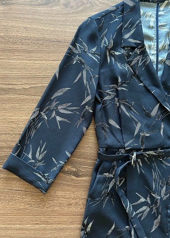 Lacivert Mini Kadın Tulum - Görsel 4