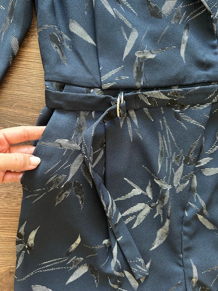 Lacivert Mini Kadın Tulum - Görsel 2