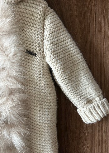 Kürk Detaylı Örme Kız Bebek Tulumu - Görsel 8