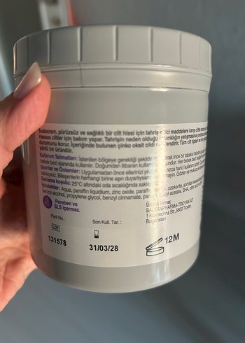 Beden Sudocrem Bebek Bakım Kremi