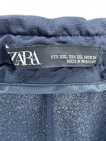 xxl Beden lacivert Renk Zara Düz Kesim %70 İndirimli.