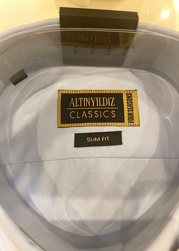 s Beden Mavi Erkek Ofis Gömleği, Uzun Kollu, slim Fit