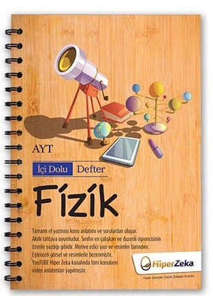 Hiper Zeka Yayınları Ayt Fizik Içi Dolu Defter (konu Anlatımı V
