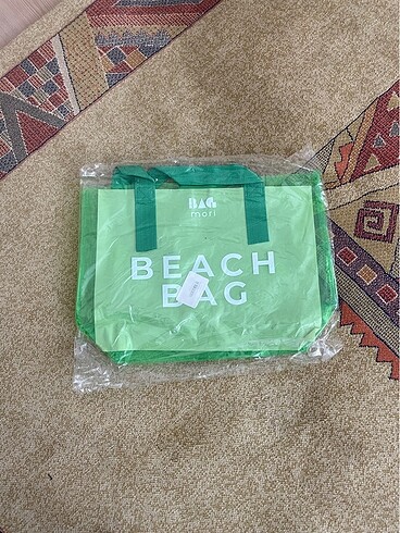 Beden BAGMORİ YEŞİK KADIN PLAJ/BEACH ÇANTASI BASKILI ŞEFFAF PLAJ ÇANTA
