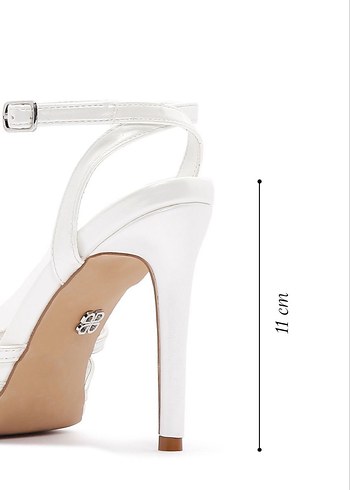 Derimod beyaz topuklu ayakkabı - Görsel 4