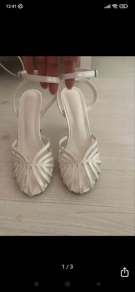 Derimod beyaz topuklu ayakkabı - Görsel 2