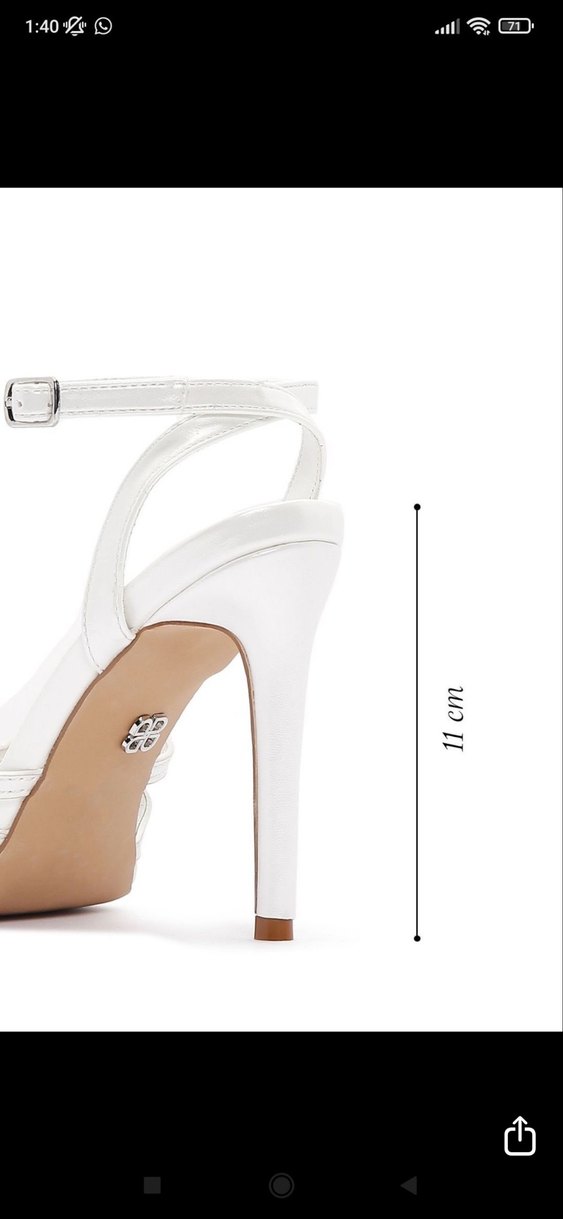 Derimod beyaz topuklu ayakkabı - Görsel 4