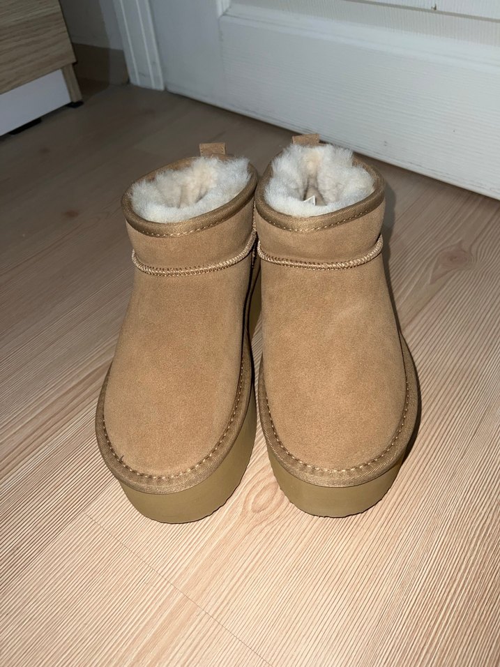 Bej Süet UGG avustralian bot - Görsel 5