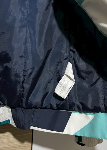 Kadın Mavi Desenli Rüzgarlık - Görsel 4