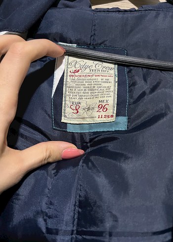 Kadın Mavi Desenli Rüzgarlık - Görsel 2