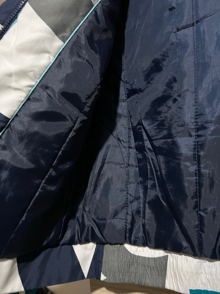 Kadın Mavi Desenli Rüzgarlık - Görsel 3